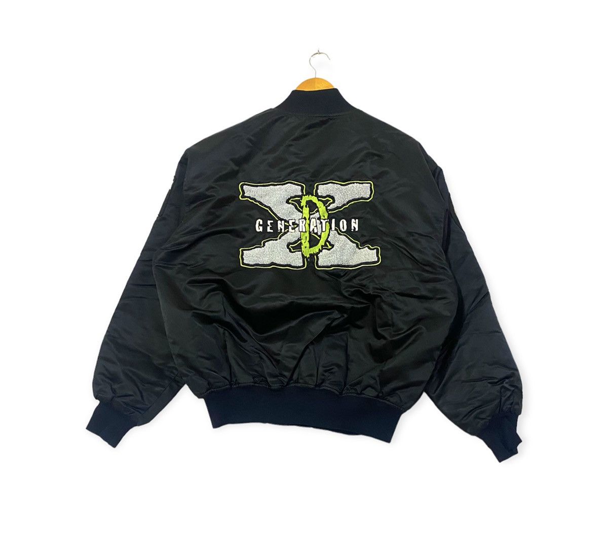 image of Vintage 90's D-Generation X Promo Bomber Jacket in Black, Men's (Size XL)