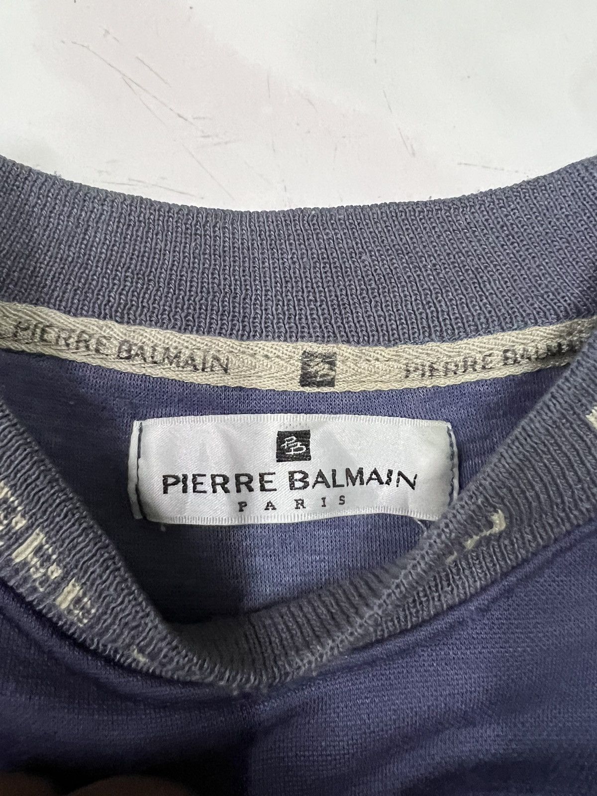Balmain 🔥 Pierre Balmain big logo sweatshirt Size US M / EU 48-50 / 2 - 7 Thumbnail