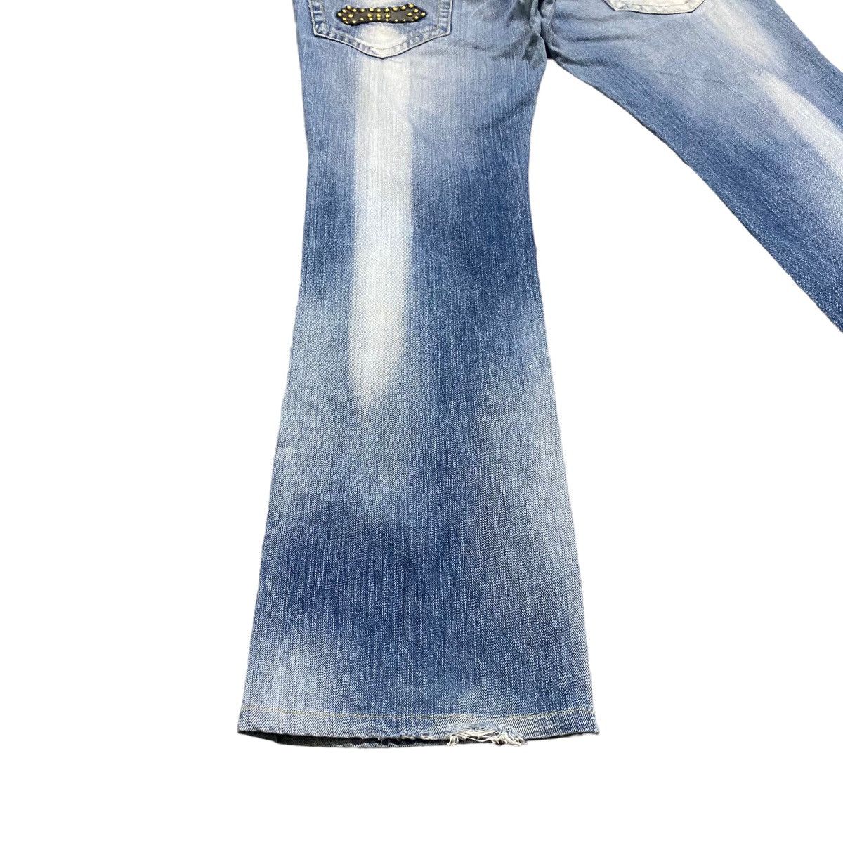PPFM PPFM Denim Flare Jeans Studded Size US 33 - 13 Thumbnail