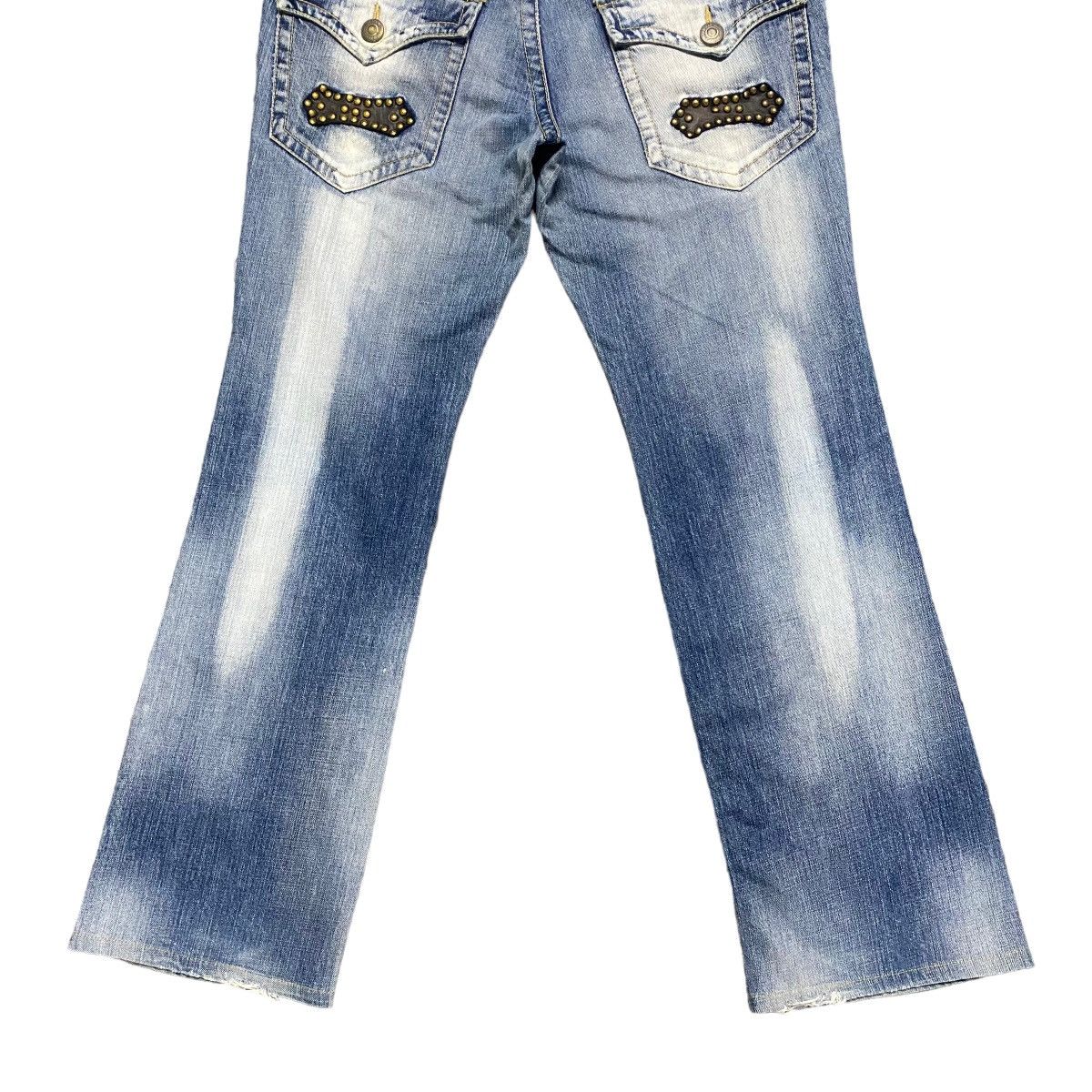 PPFM PPFM Denim Flare Jeans Studded Size US 33 - 12 Thumbnail