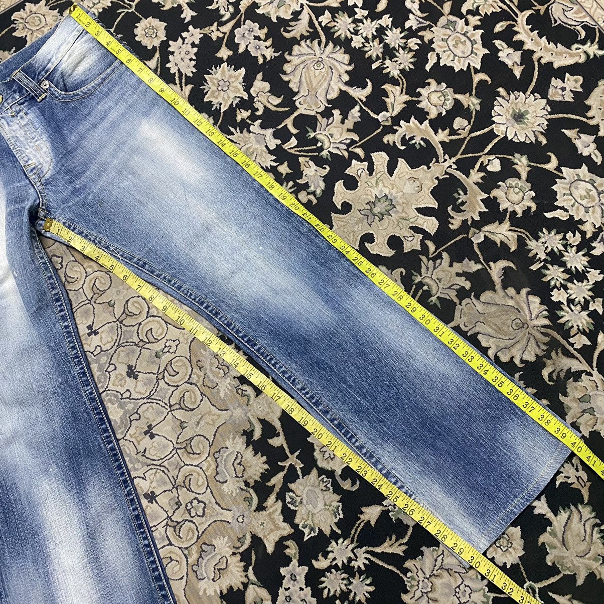 PPFM PPFM Denim Flare Jeans Studded Size US 33 - 18 Thumbnail
