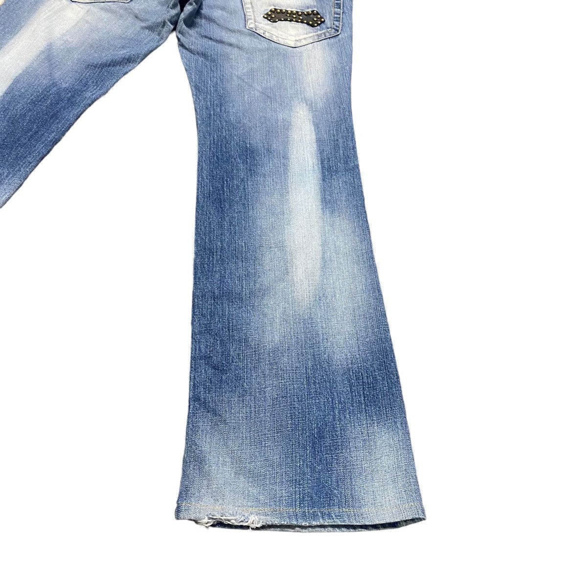 PPFM PPFM Denim Flare Jeans Studded Size US 33 - 14 Thumbnail
