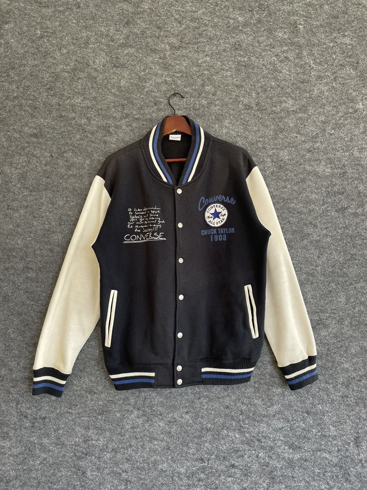 image of Converse Varsity Jacket in Mix, Men's (Size Large)