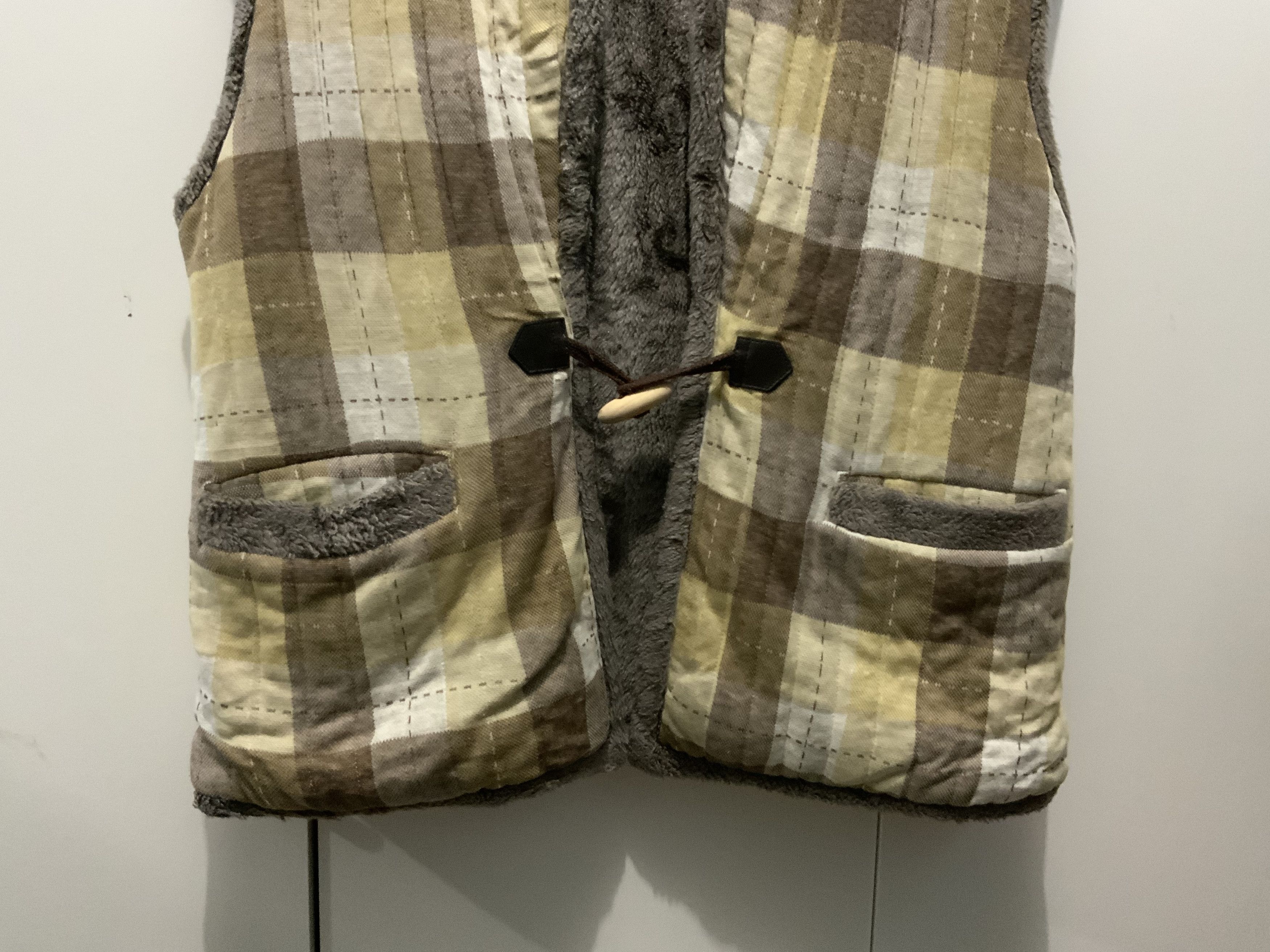 Vintage Fur Striped Vest Winter Session Size US M / EU 48-50 / 2 - 4 Thumbnail