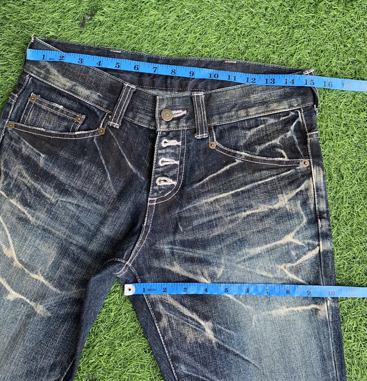 Tornado Mart Vintage Distressed Tornado Mart Denim Jeans Flares Size US 30 / EU 46 - 12 Thumbnail