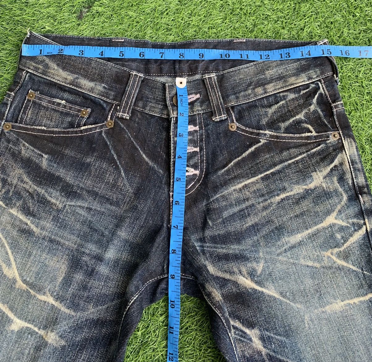 Tornado Mart Vintage Distressed Tornado Mart Denim Jeans Flares Size US 30 / EU 46 - 13 Thumbnail