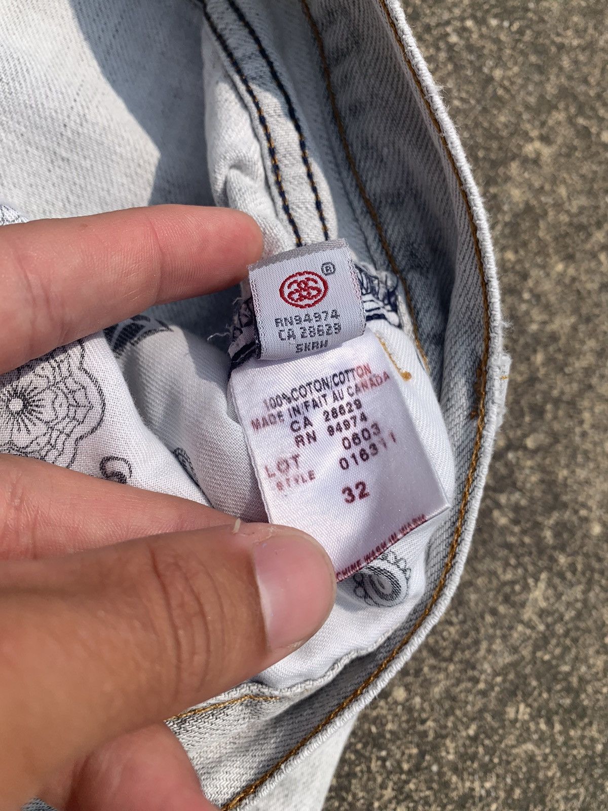 Stussy Stussy White Washed Work Pants 32 Size US 32 / EU 48 - 7 Thumbnail