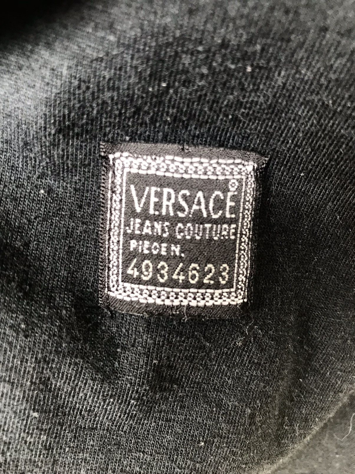 Designer × Versace × Vintage Vintage Versace Spell Out Logo Long Sleeve Shirt Size US L / EU 52-54 / 3 - 5 Thumbnail