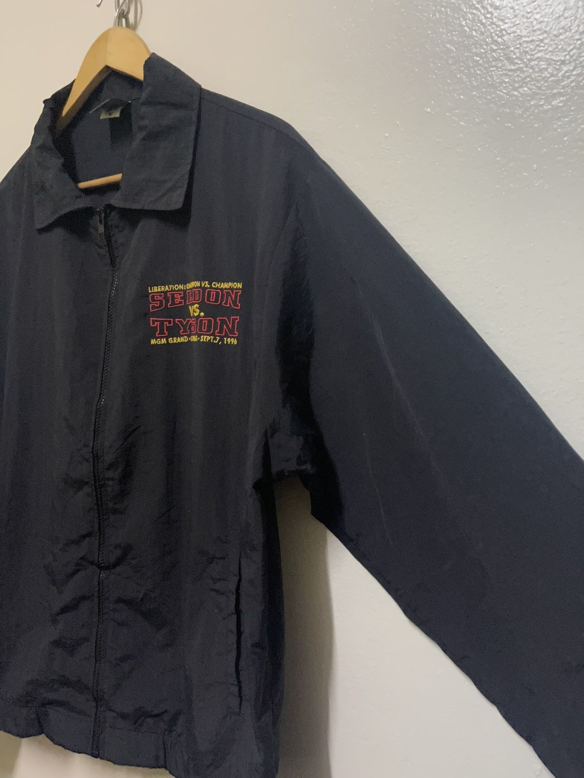 Vintage Seldon Vs. Mike Tyson Las Vegas Windbreaker Jacket Size US M / EU 48-50 / 2 - 8 Thumbnail