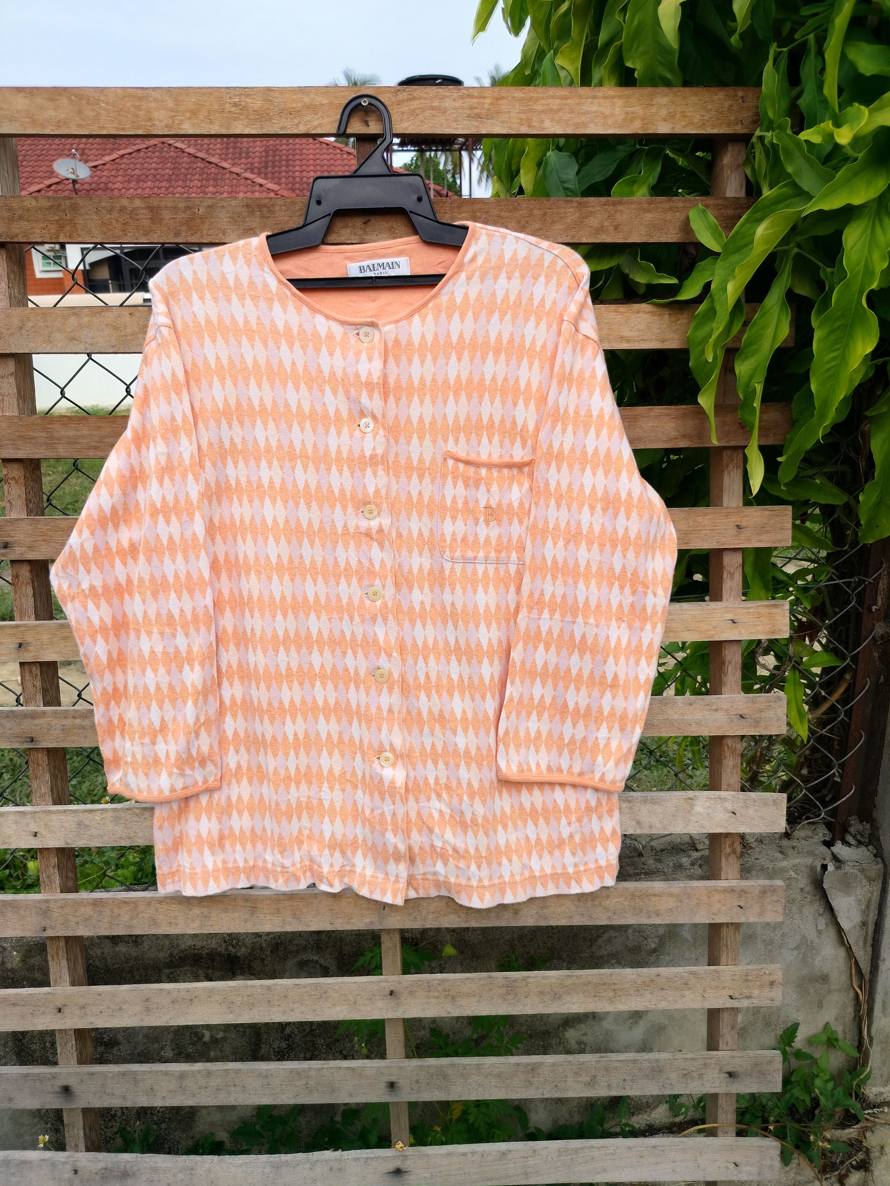 Balmain BALMAIN BUTTON UP LONG SLEEVE SHIRT Size US L / EU 52-54 / 3 - 2 Thumbnail