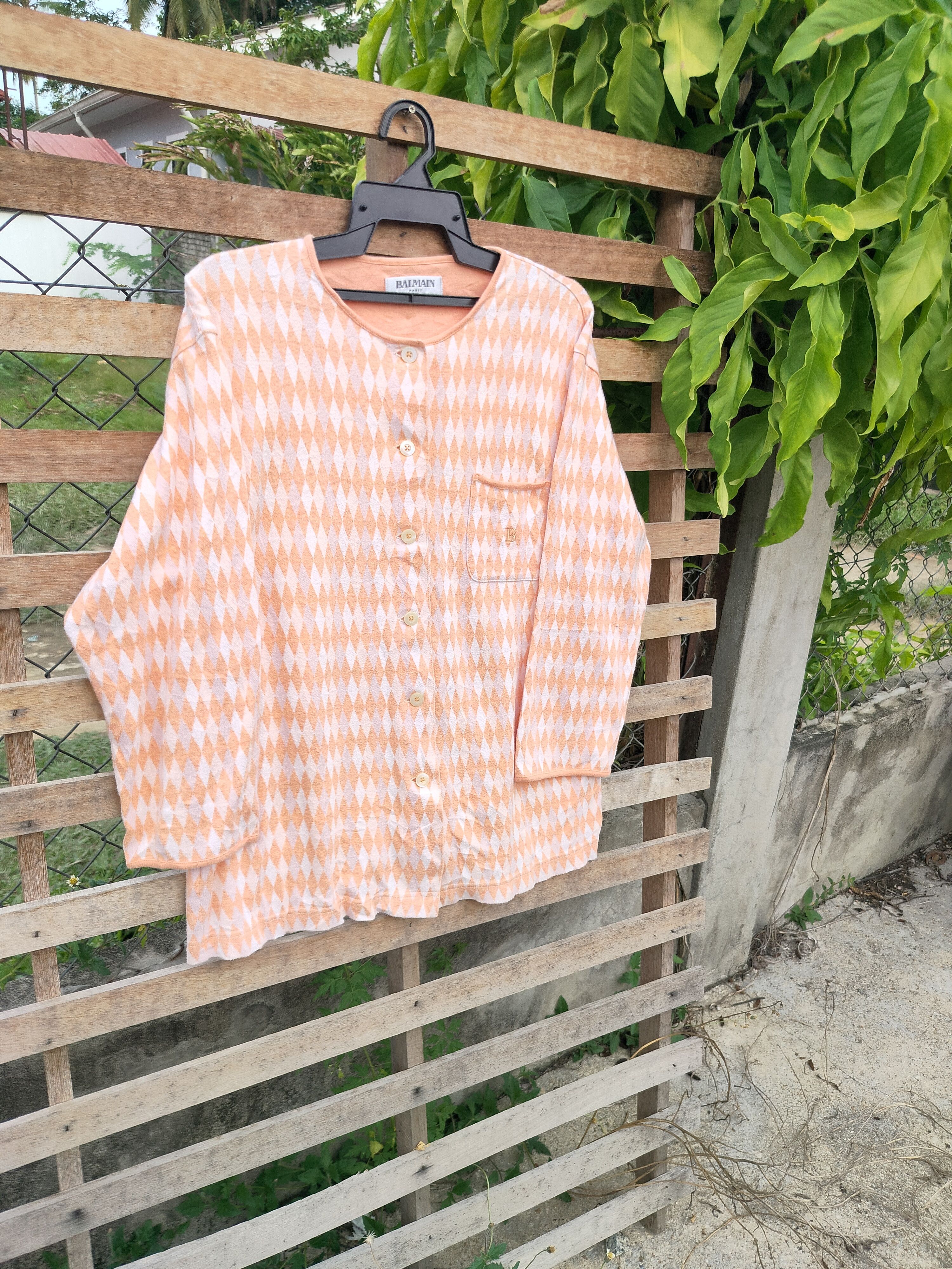 Balmain BALMAIN BUTTON UP LONG SLEEVE SHIRT Size US L / EU 52-54 / 3 - 4 Thumbnail
