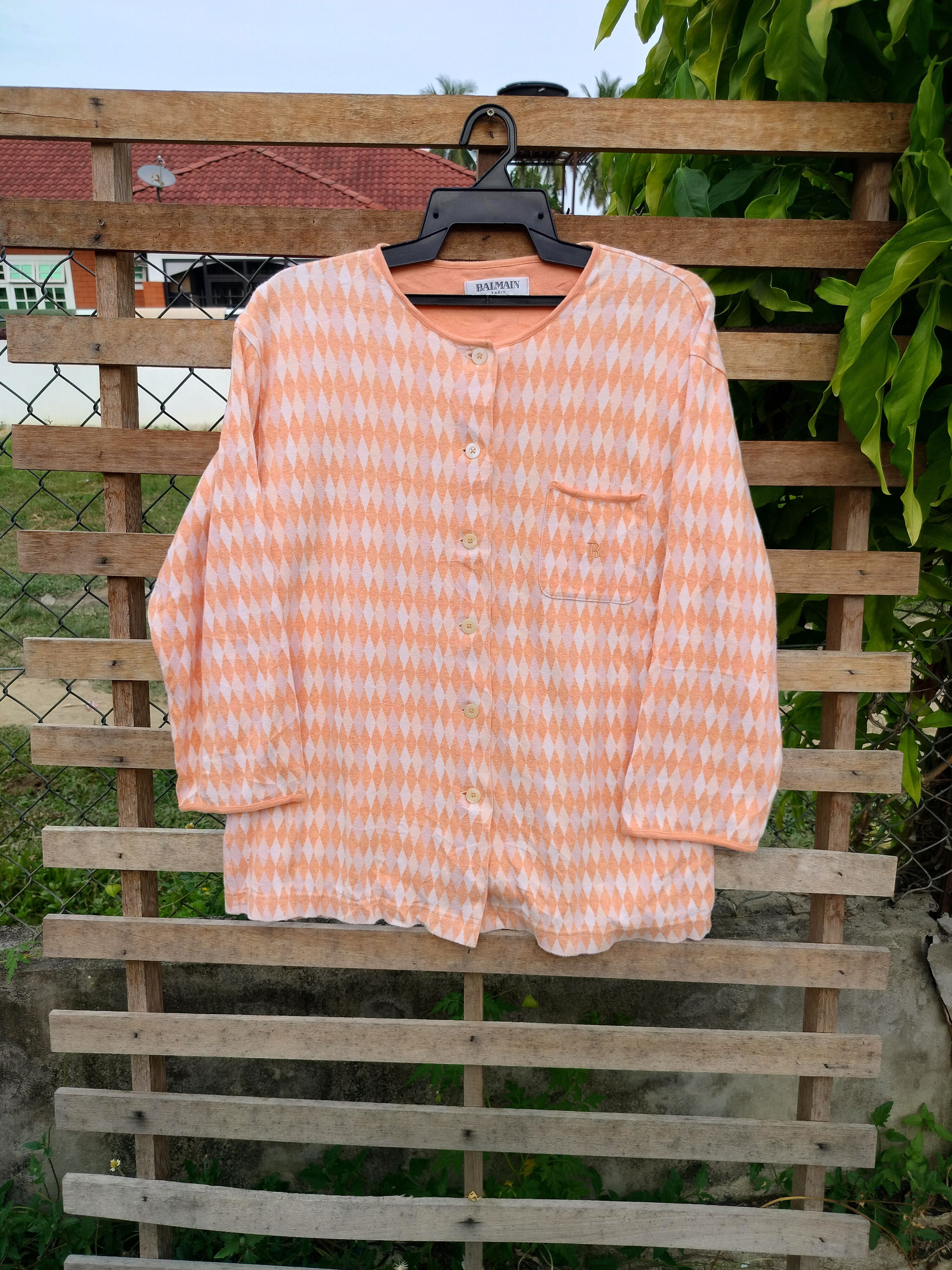 Balmain BALMAIN BUTTON UP LONG SLEEVE SHIRT Size US L / EU 52-54 / 3 - 1 Thumbnail