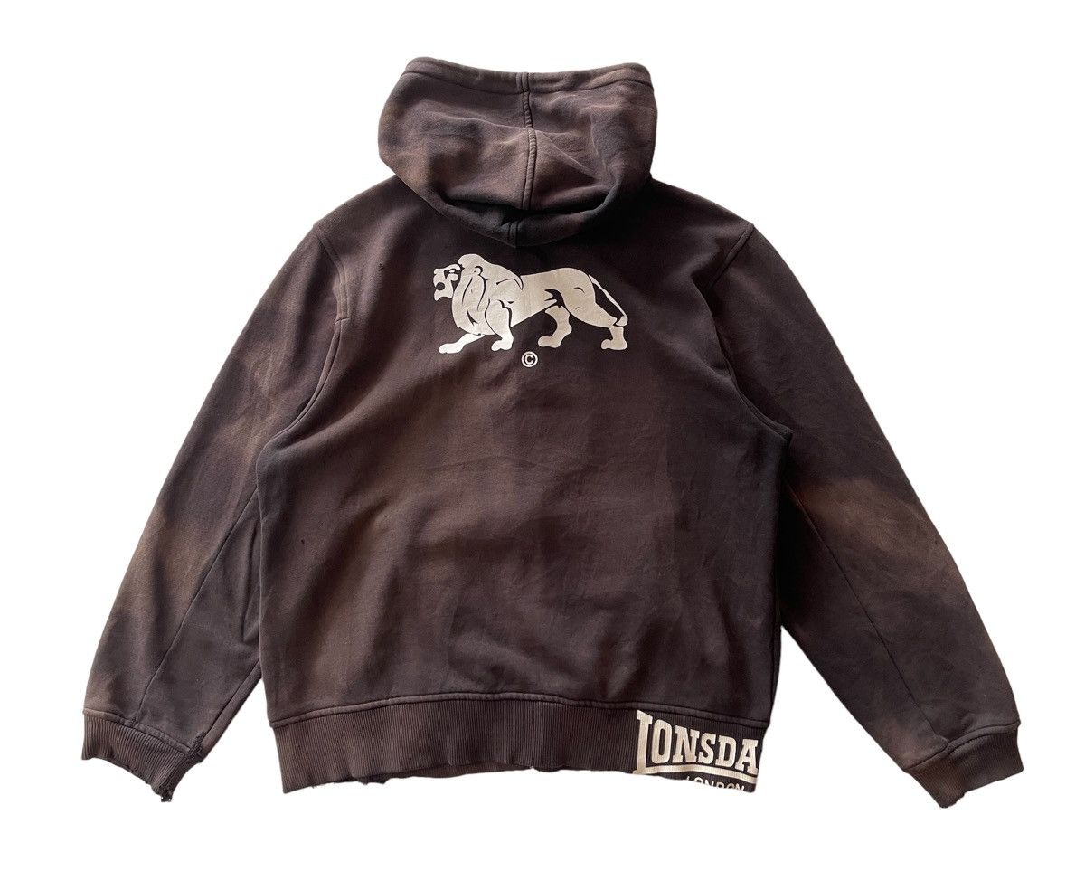 Lonsdale Distressed Faded Black Hoodies Size US M / EU 48-50 / 2 - 4 Thumbnail
