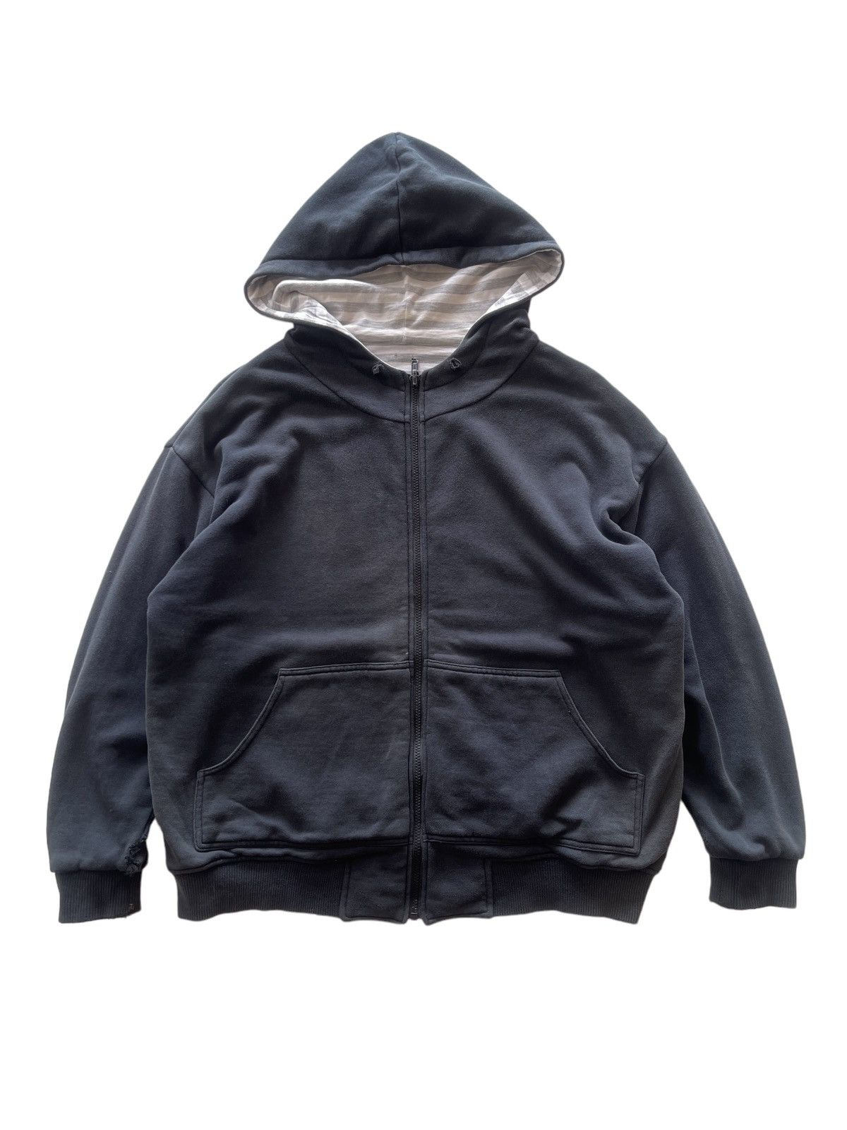 Issey Miyake Issey Miyake Reversible Faded Hoodie Size US M / EU 48-50 / 2 - 6 Thumbnail