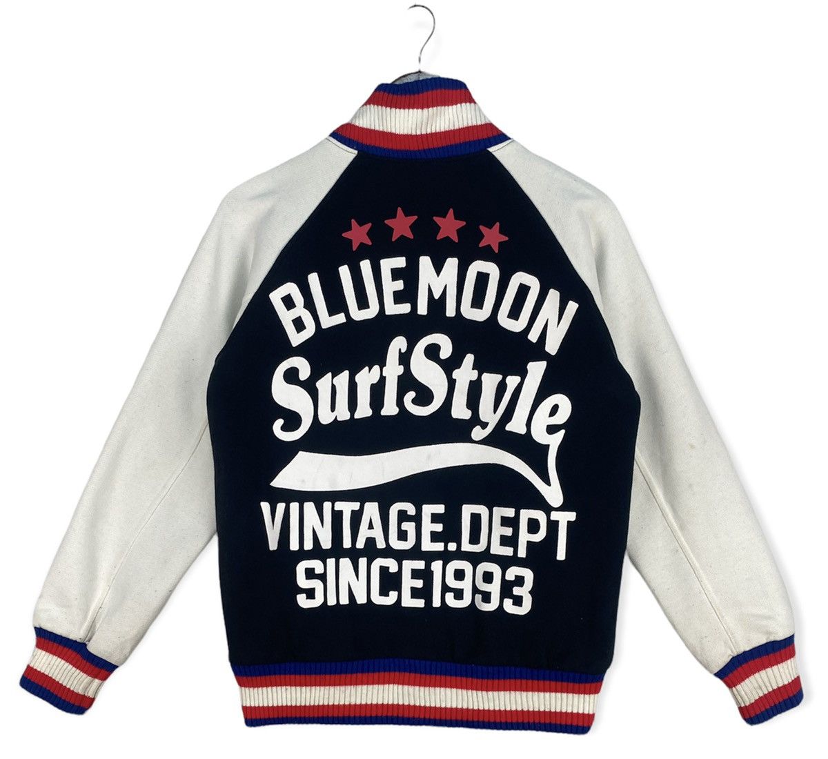Japanese Brand Blue Moon Surf Style Varsity Jacket Size US S / EU 44-46 / 1 - 5 Thumbnail