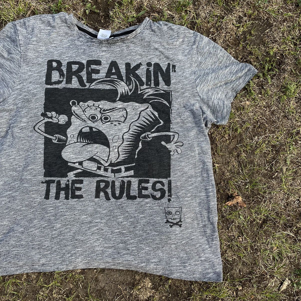 Vintage Vintage Y2K Graphic Tee Horror Print Skate Grunge Baggy M Size US M / EU 48-50 / 2 - 2 Thumbnail