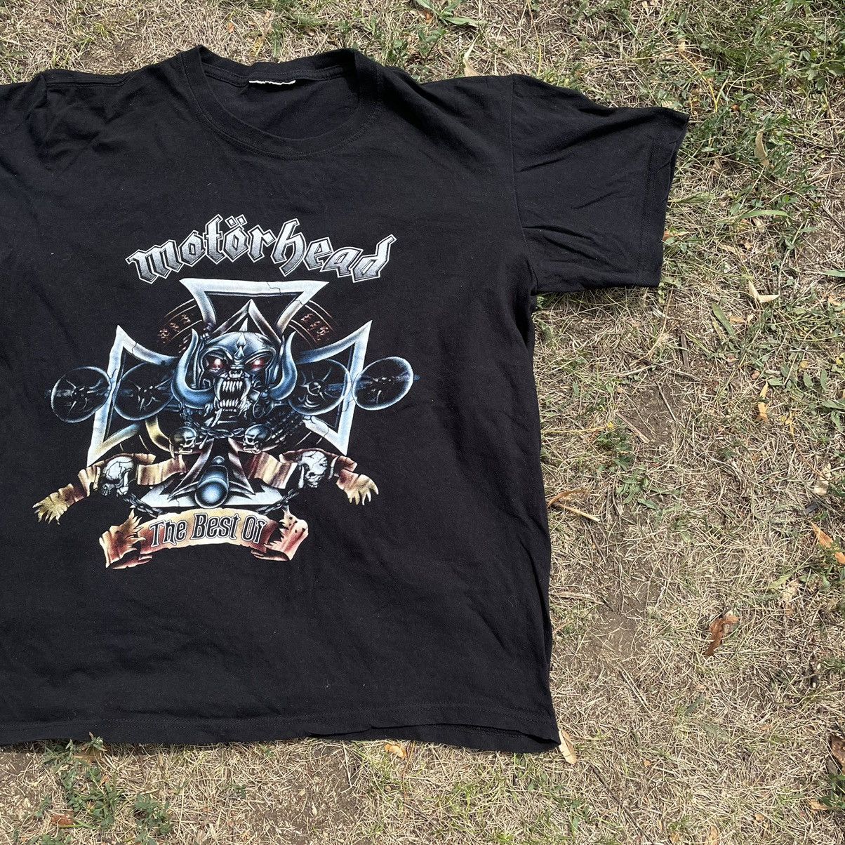 Vintage Vintage 90s Motorhead Graphic Tee Band Punk Rock Cropped M Size US M / EU 48-50 / 2 - 2 Thumbnail
