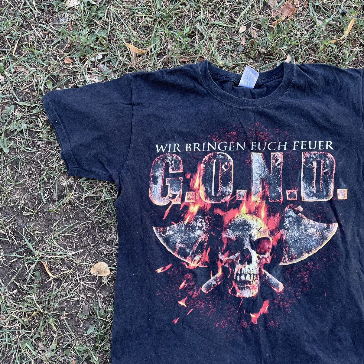 Vintage Vintage Y2K Graphic Tee Sun Faded Horror Punk Grunge Slim M Size US M / EU 48-50 / 2 - 2 Thumbnail
