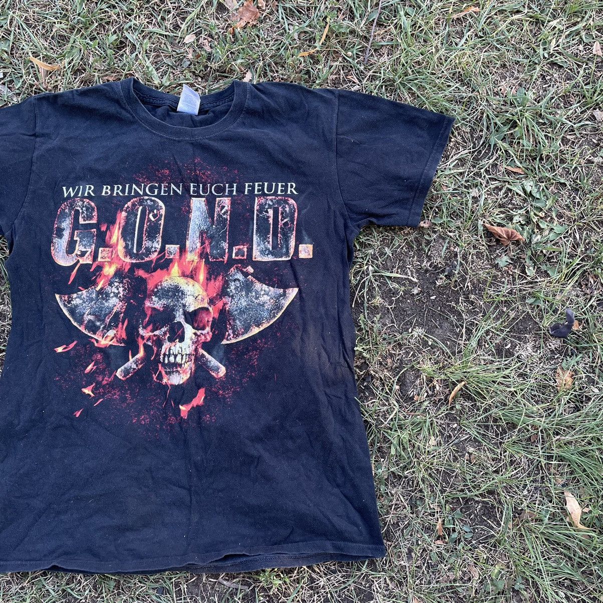 Vintage Vintage Y2K Graphic Tee Sun Faded Horror Punk Grunge Slim M Size US M / EU 48-50 / 2 - 3 Thumbnail