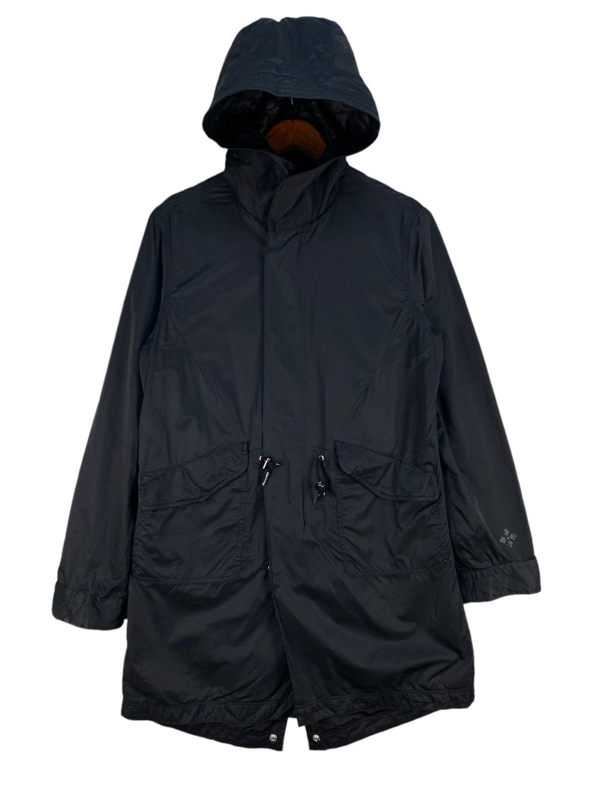 image of Nano Universe Parka Jacket in Black, Men's (Size Small)