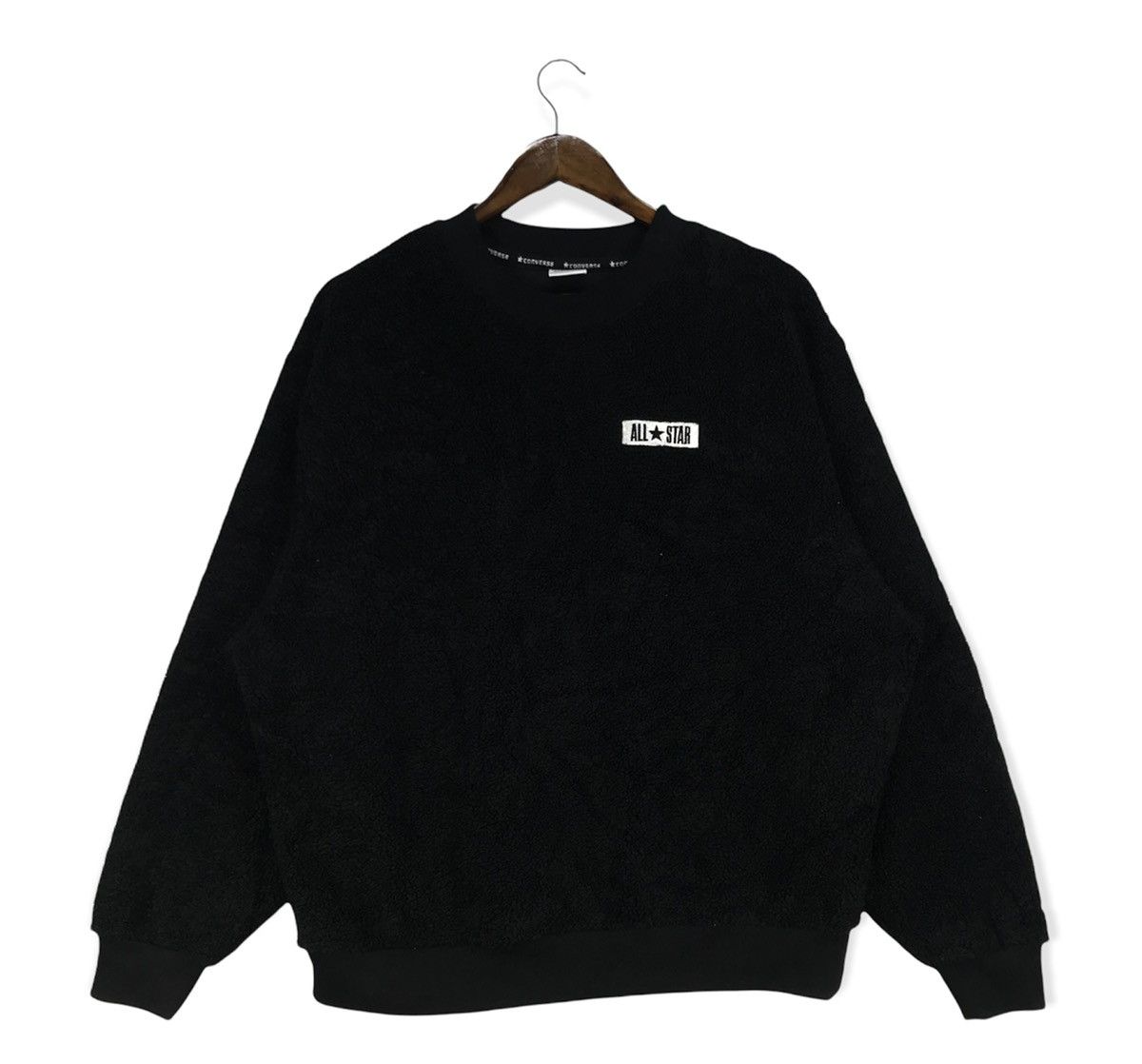 Converse Vintage Converse All Star Deep Pile Fleece Sweatshirt Size US M / EU 48-50 / 2 - 1 Thumbnail