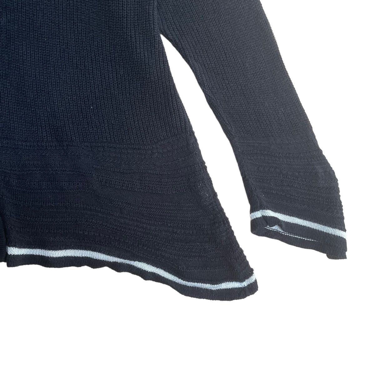 Issey Miyake × Japanese Brand × Tsumori Chisato Issey Miyake Black Button Up Knit Size US M / EU 48-50 / 2 - 6 Thumbnail