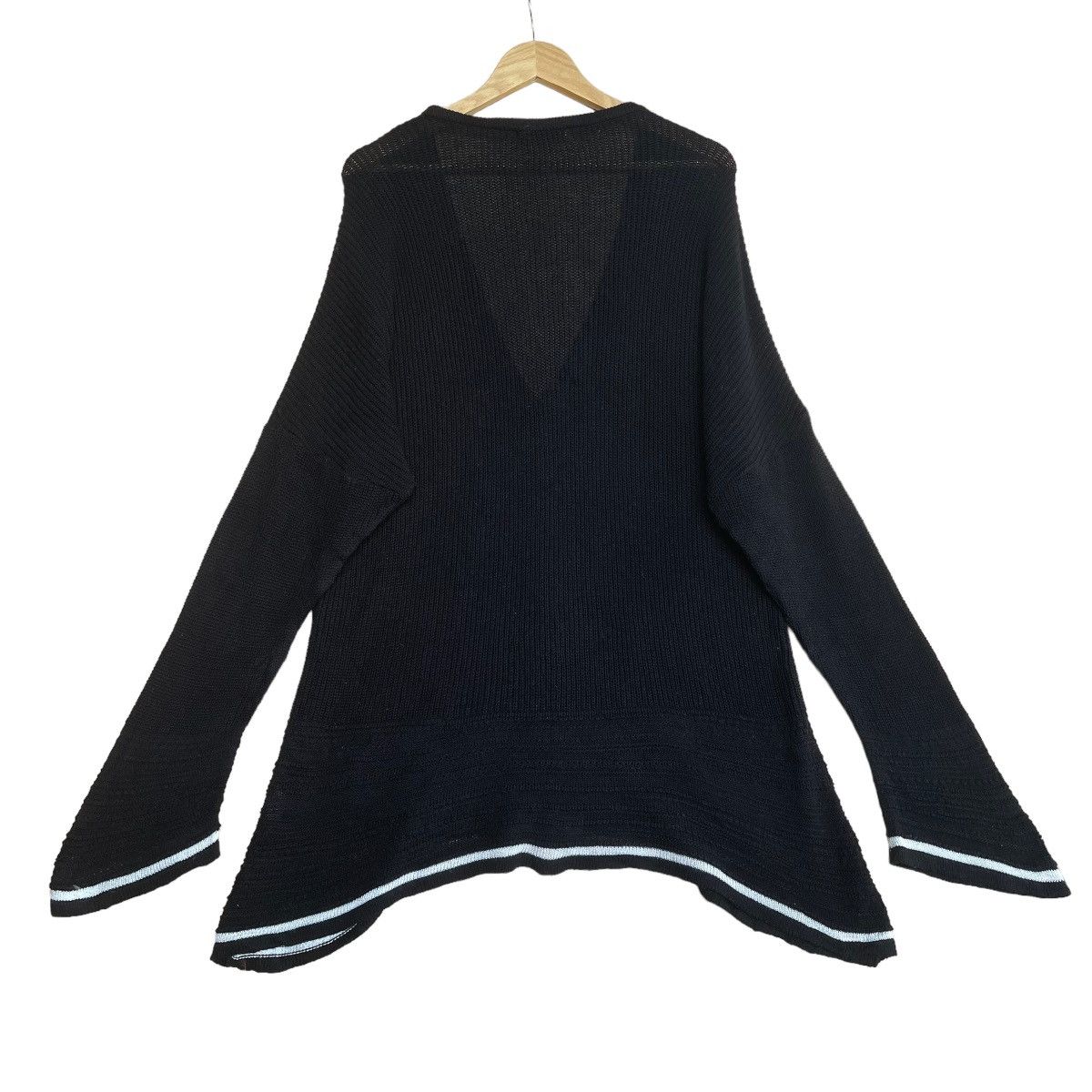 Issey Miyake × Japanese Brand × Tsumori Chisato Issey Miyake Black Button Up Knit Size US M / EU 48-50 / 2 - 8 Thumbnail