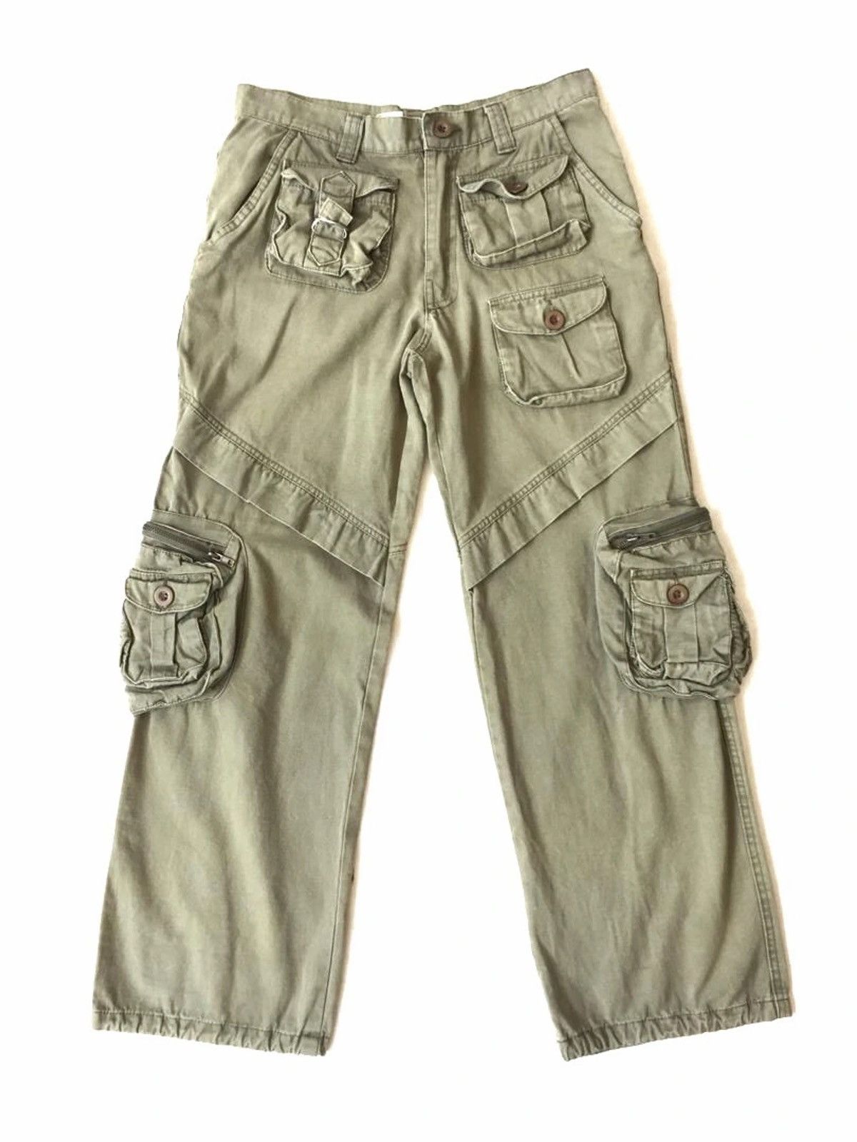 Japanese Brand 💥Japanese Brand Multi Pocket Cargo Size US 31 - 1 Thumbnail