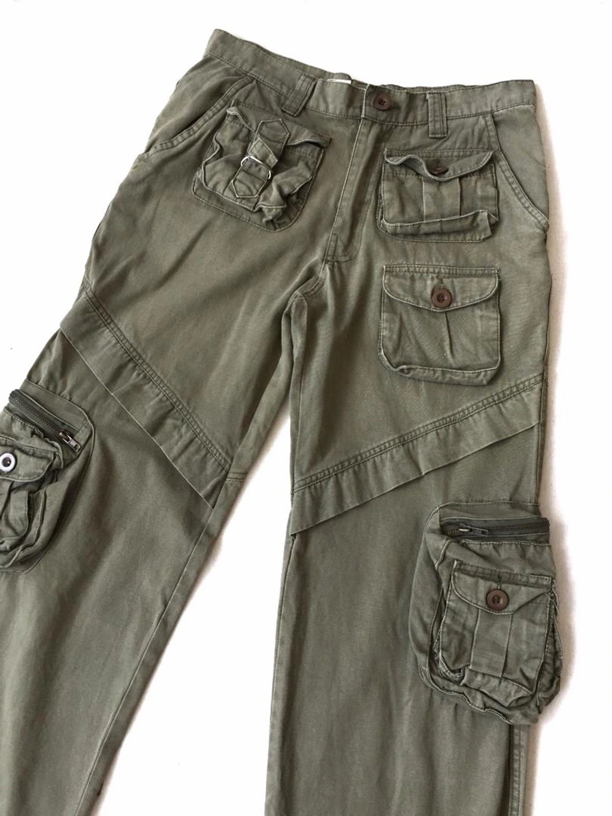 Japanese Brand 💥Japanese Brand Multi Pocket Cargo Size US 31 - 3 Thumbnail