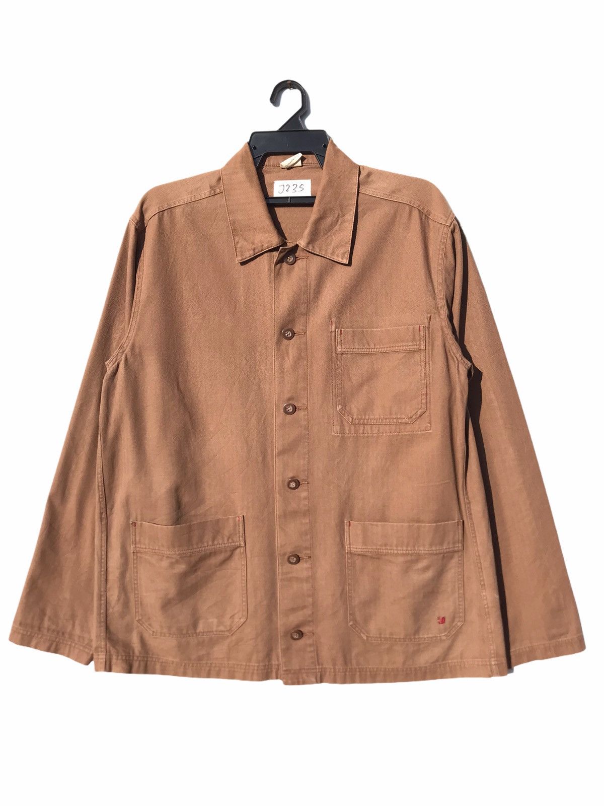 Japanese Brand Vintage Intes Worker Chore Jacket Size US L / EU 52-54 / 3 - 1 Thumbnail