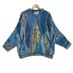 Coogi Blues Sweater | Grailed