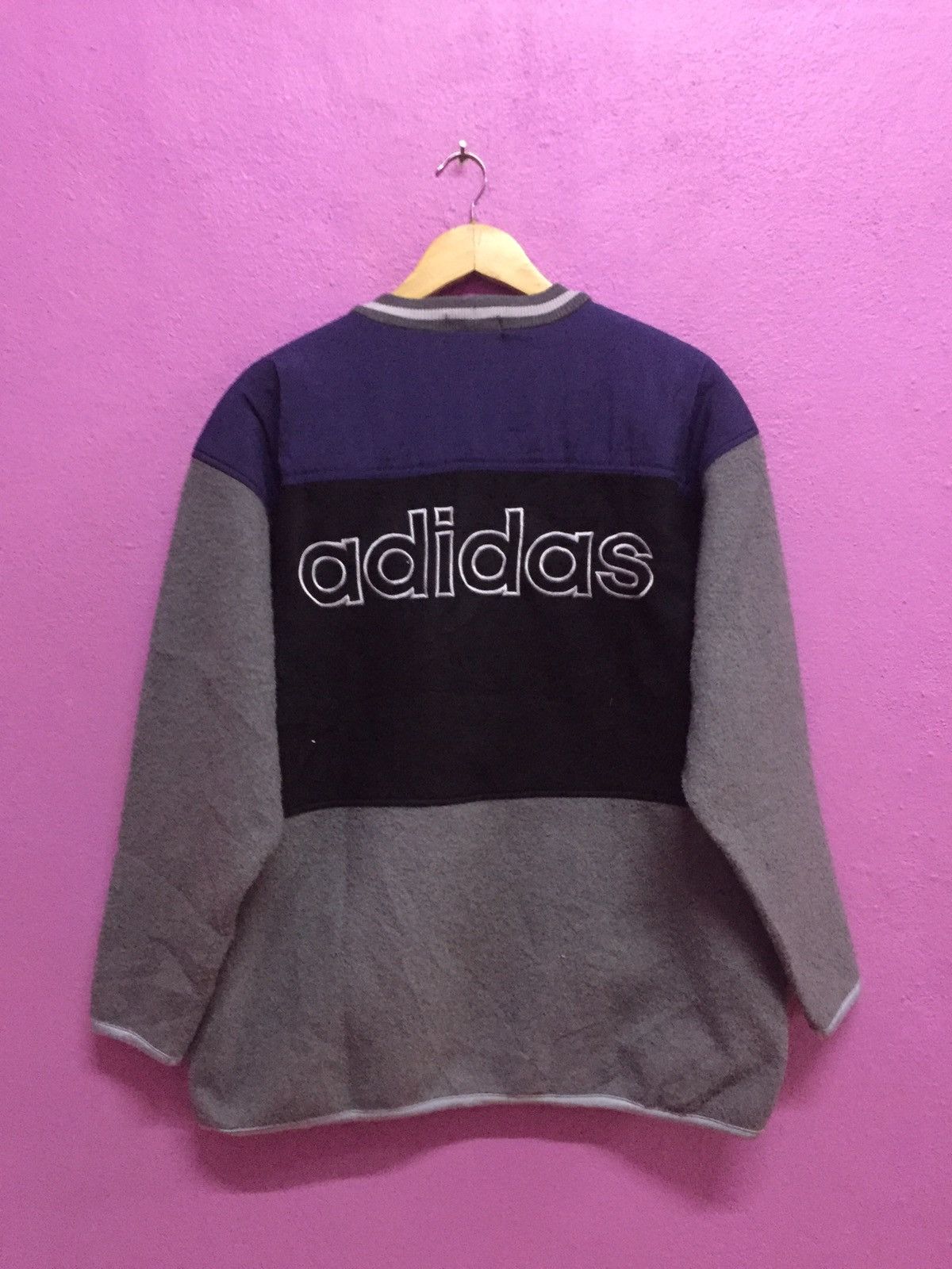 Adidas Adidas Fleece Sweatshirts Size M - L Size US L / EU 52-54 / 3 - 2 Thumbnail