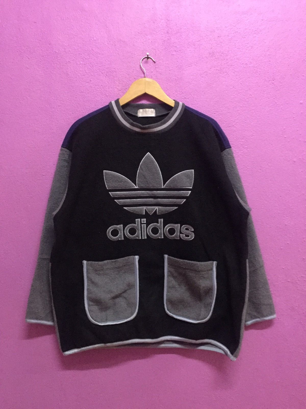 Adidas Adidas Fleece Sweatshirts Size M - L Size US L / EU 52-54 / 3 - 1 Thumbnail