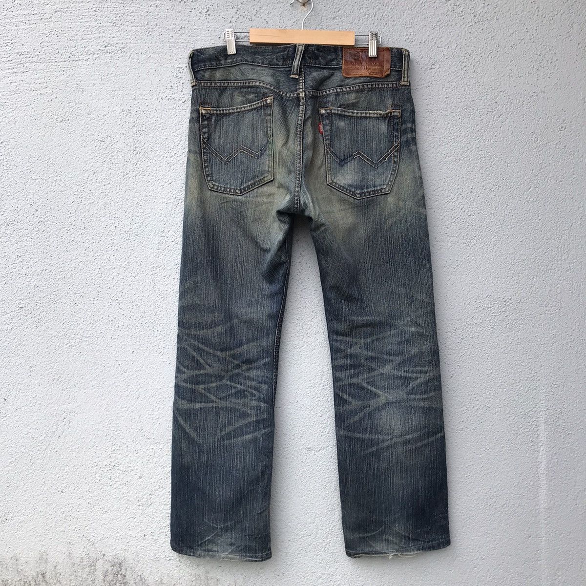 Edwin Vintage Edwin Denim Earth Tones Distressed Jeans Size US 34 / EU 50 - 15 Thumbnail