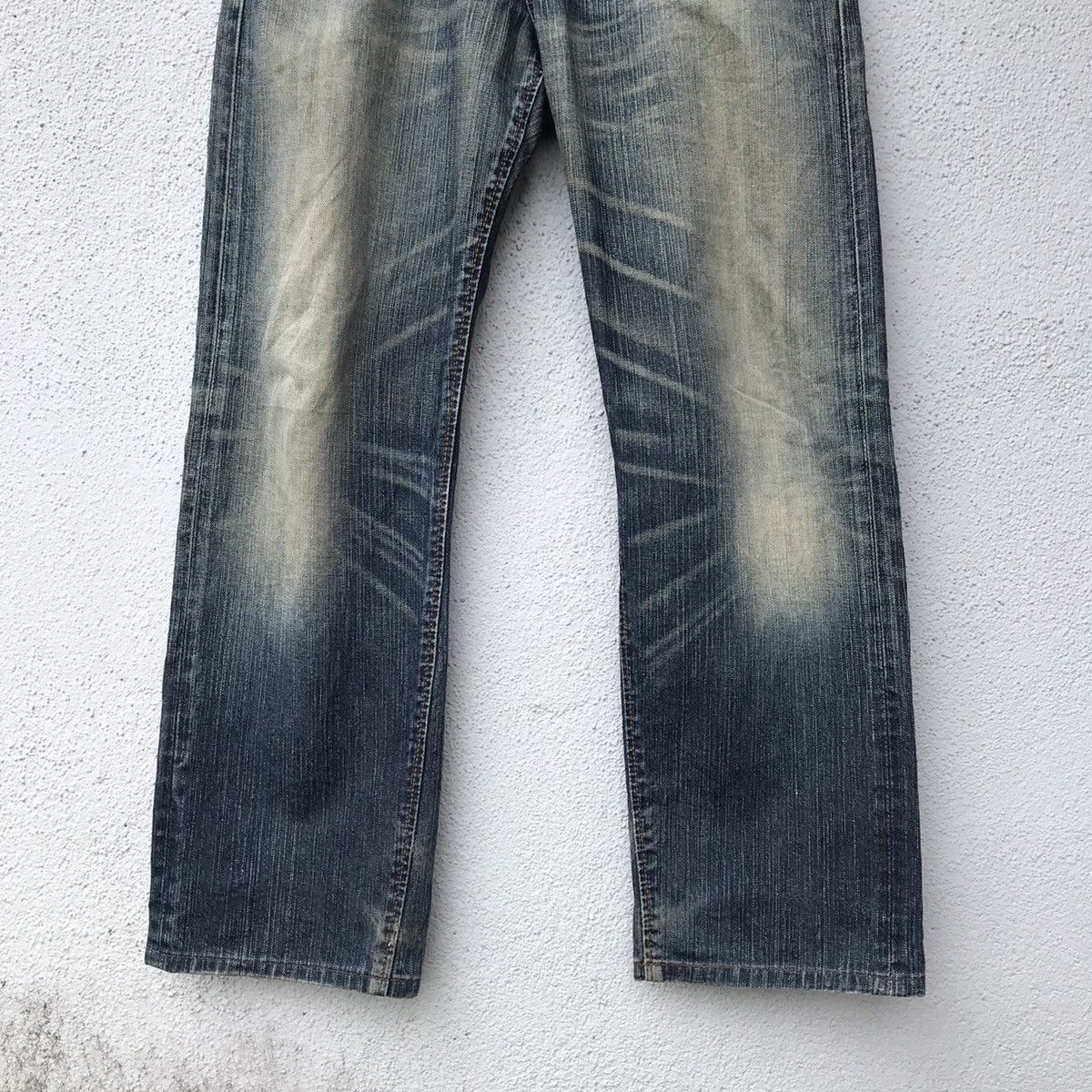 Edwin Vintage Edwin Denim Earth Tones Distressed Jeans Size US 34 / EU 50 - 3 Thumbnail