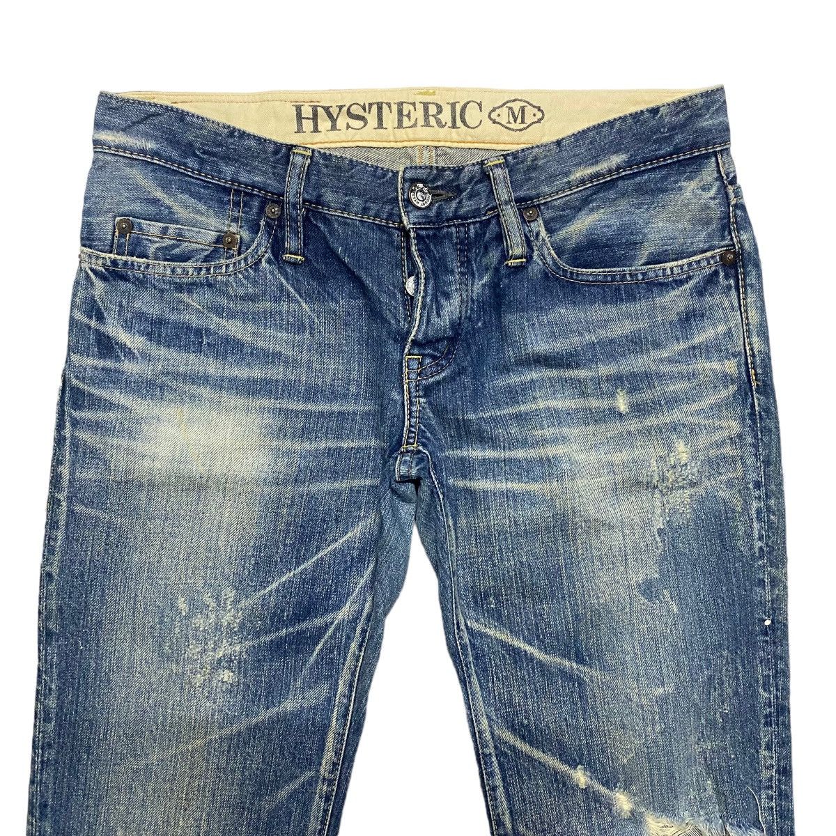 Hysteric Glamour Hysteric Glamour Low Rise Thrashed Jeans Size US 29 - 3 Thumbnail