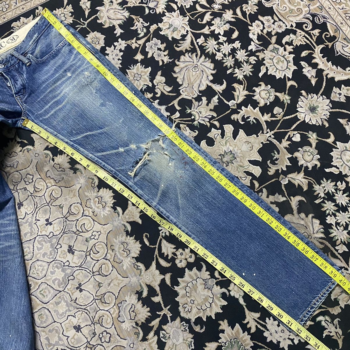 Hysteric Glamour Hysteric Glamour Low Rise Thrashed Jeans Size US 29 - 20 Thumbnail