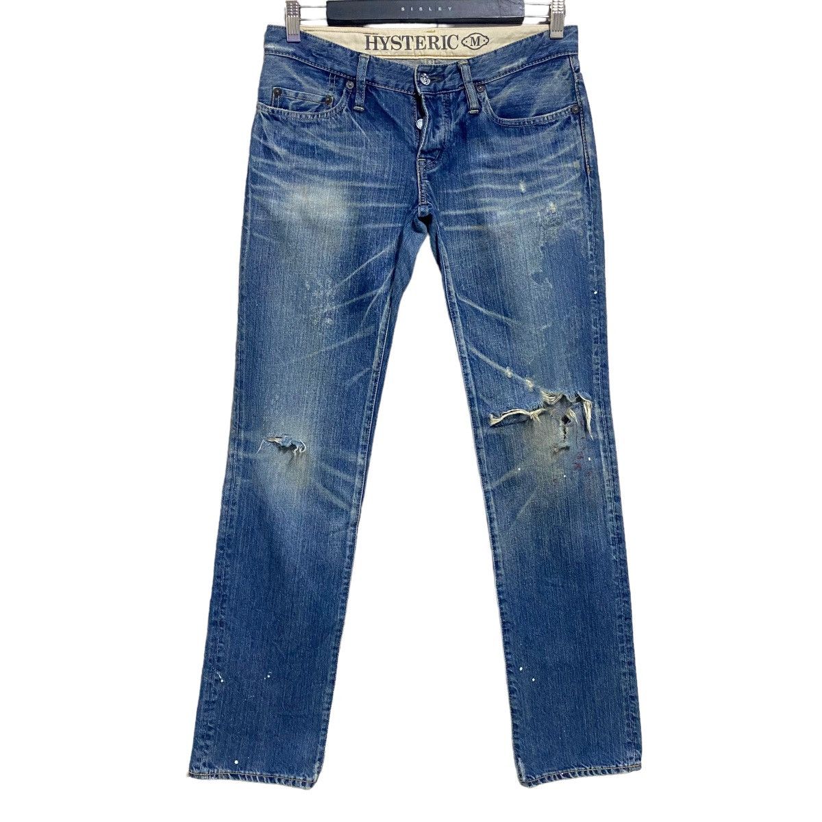 Hysteric Glamour Hysteric Glamour Low Rise Thrashed Jeans Size US 29 - 22 Thumbnail