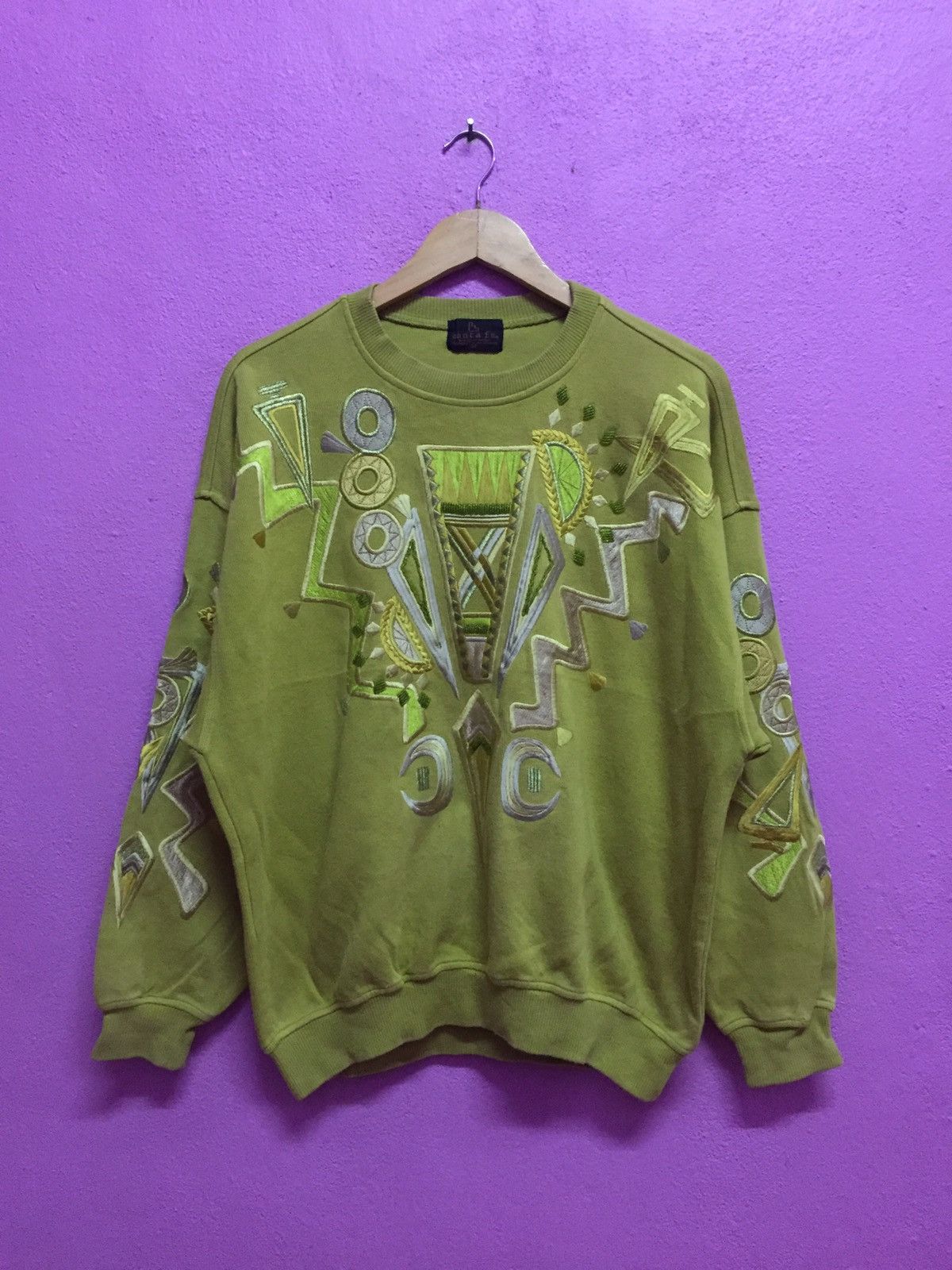 Japanese Brand Vintage 90’s Santa Fe Sweatshirts Size US L / EU 52-54 / 3 - 1 Thumbnail