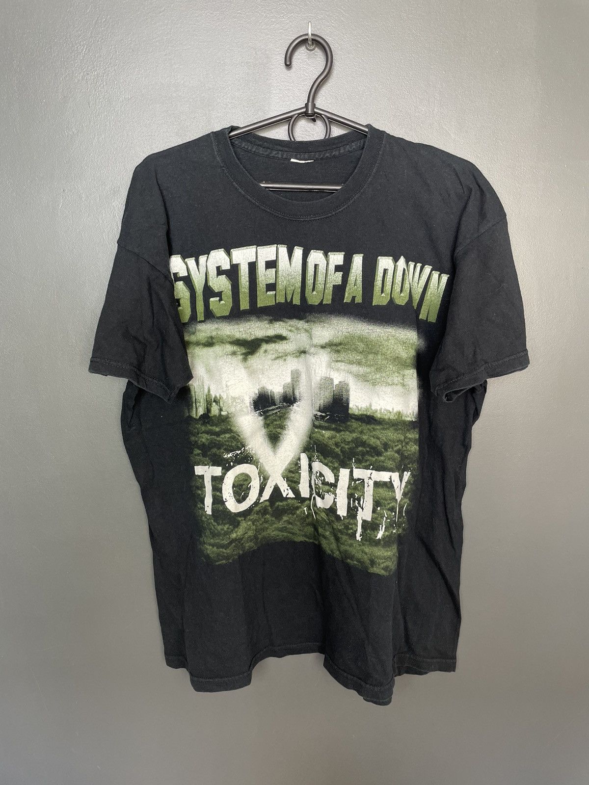 Buy the Rock Off System Of A Down Toxicity T Shirt in Black