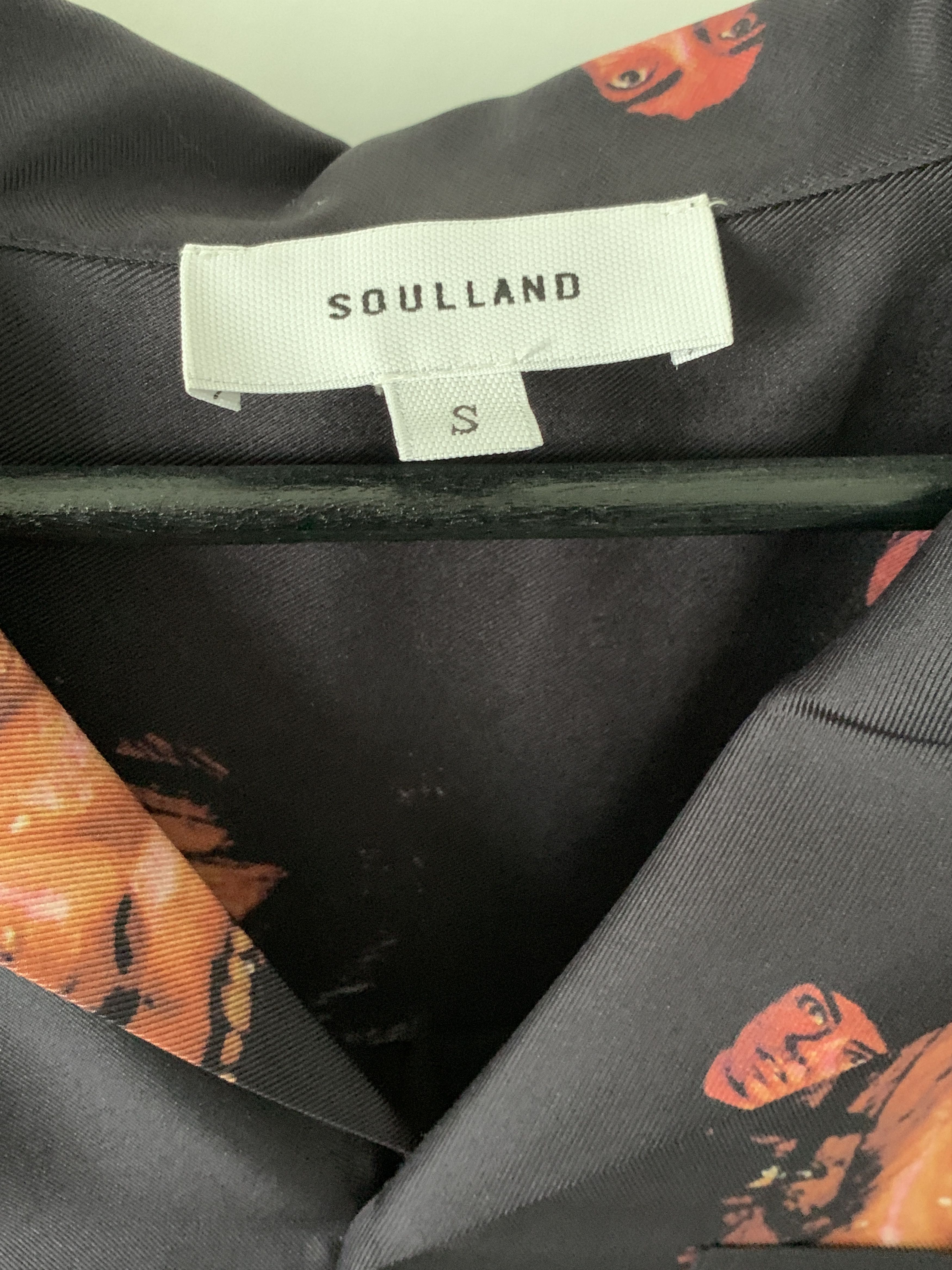 Soulland Spring Sale - Halloween Print Silk Shirt Size US S / EU 44-46 / 1 - 4 Thumbnail