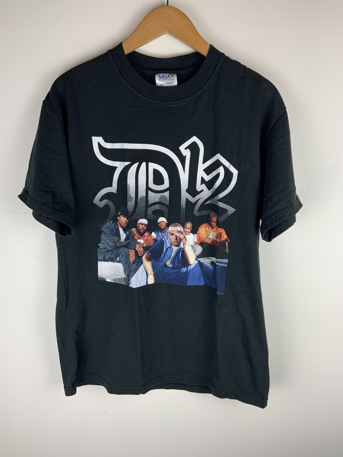 image of Rap Tees x Vintage 2001 D12 Tee in Black, Men's (Size Medium)