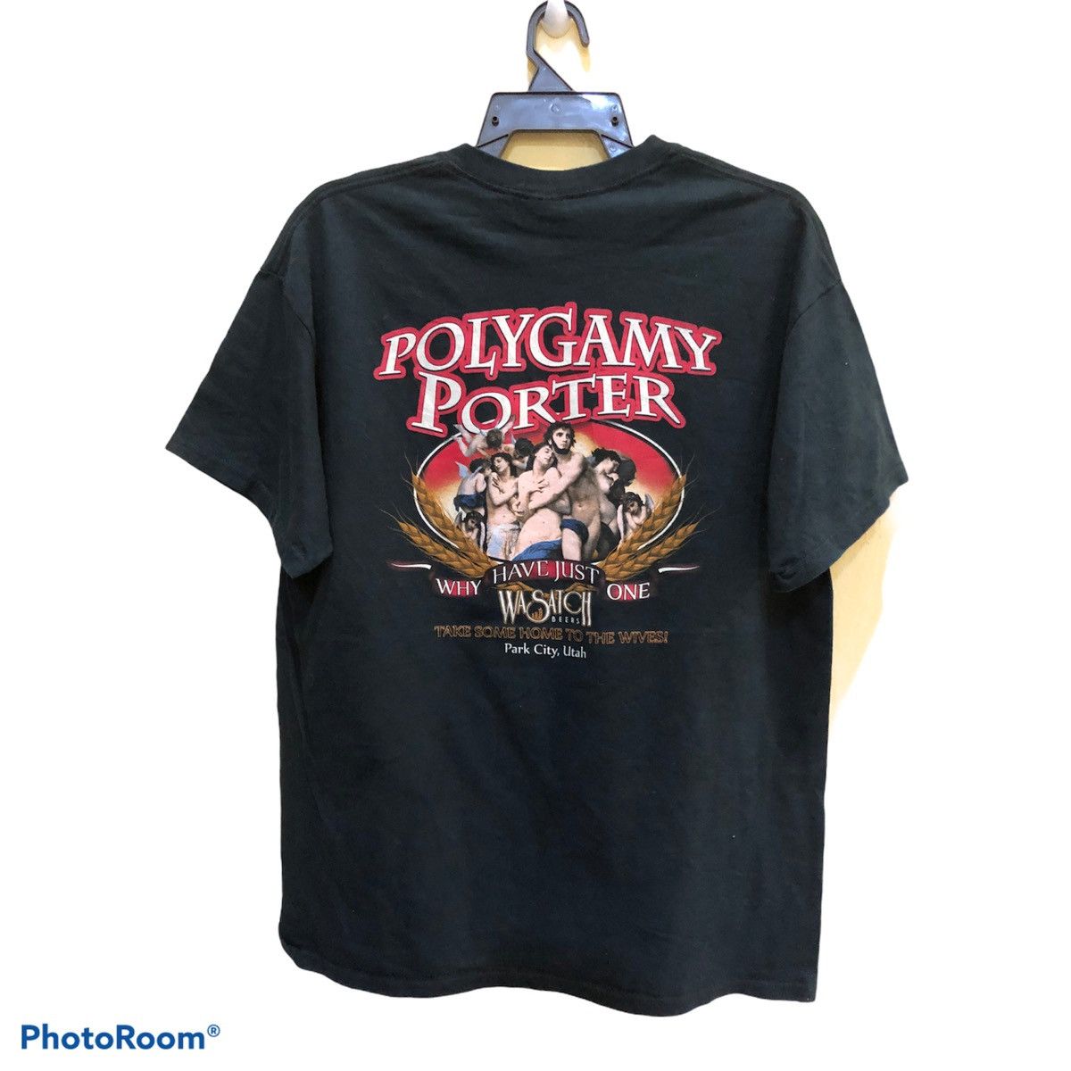 Vintage Polygamy Porter Wa Satch Beer tees size L Size US L / EU 52-54 / 3 - 1 Thumbnail