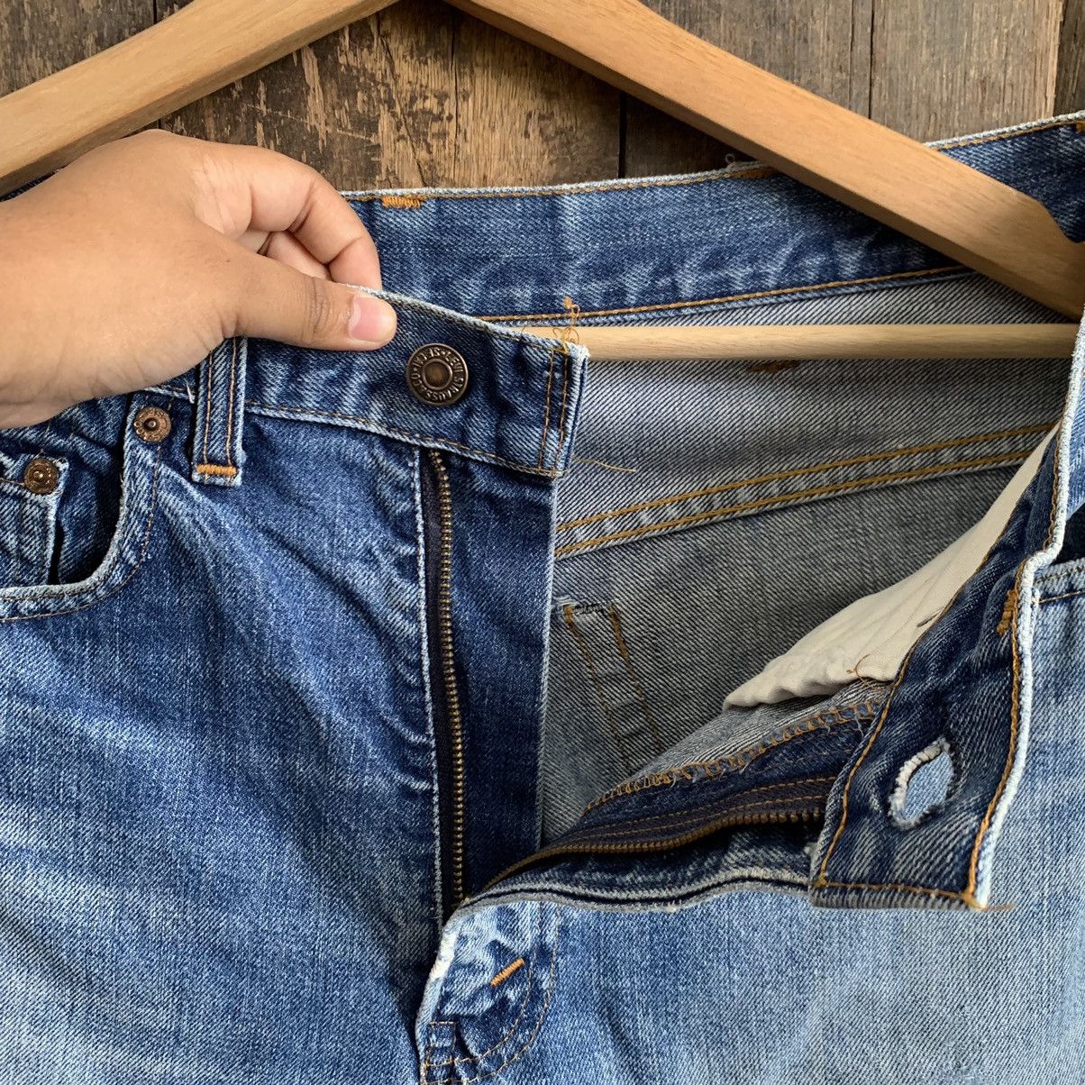 Levi's Vintage Clothing Vtg Levis 517 Rindem Button 2 Talon Distressed Denim Jeans Size US 32 / EU 48 - 10 Thumbnail