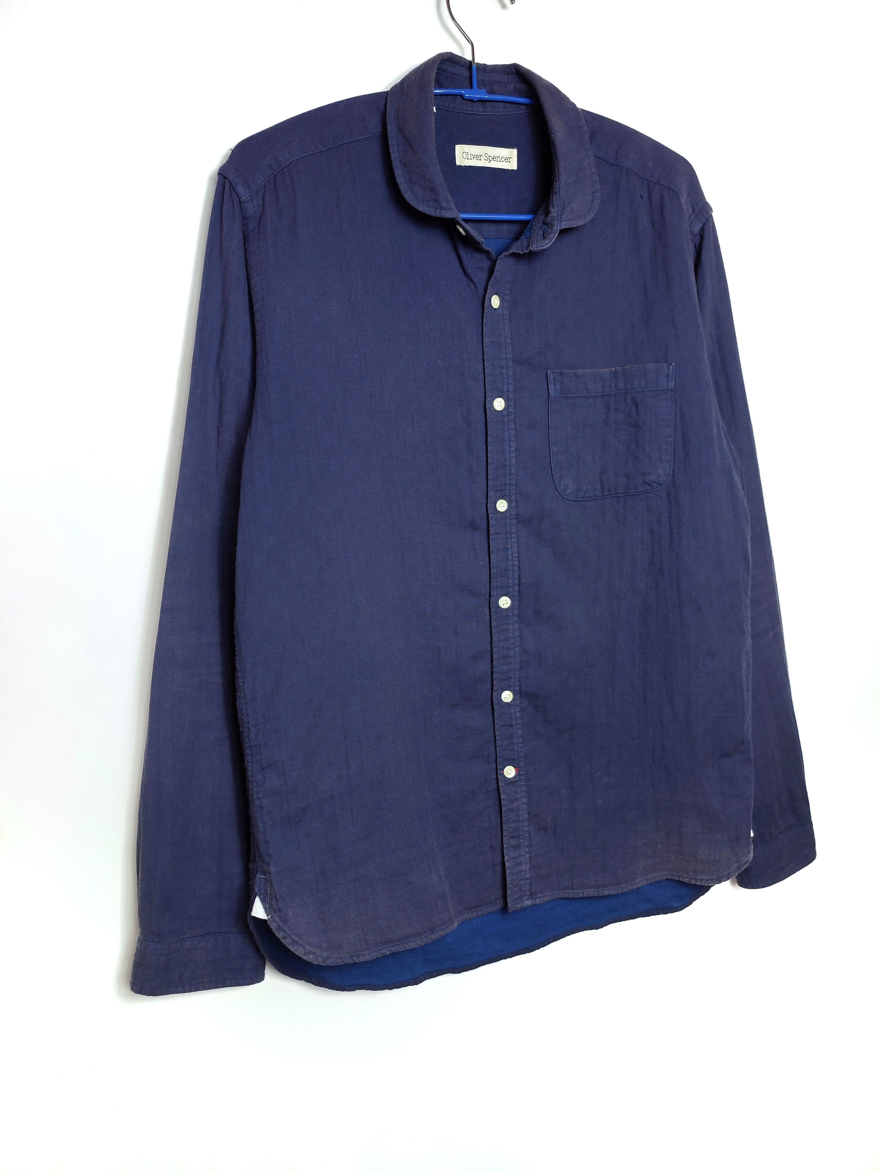Oliver Spencer Oliver spenser button shirt checkered two tone Size US M / EU 48-50 / 2 - 3 Thumbnail