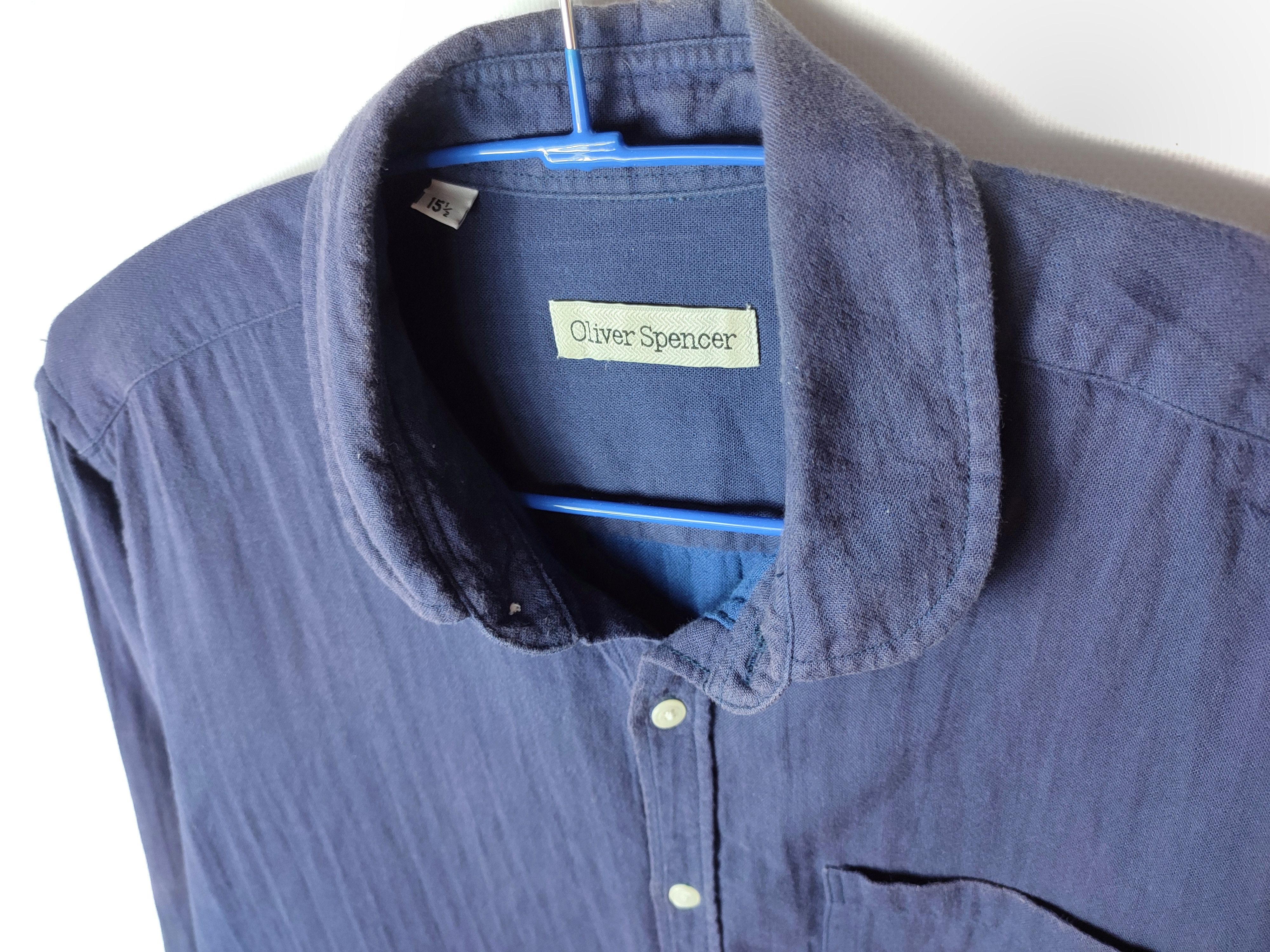 Oliver Spencer Oliver spenser button shirt checkered two tone Size US M / EU 48-50 / 2 - 5 Thumbnail