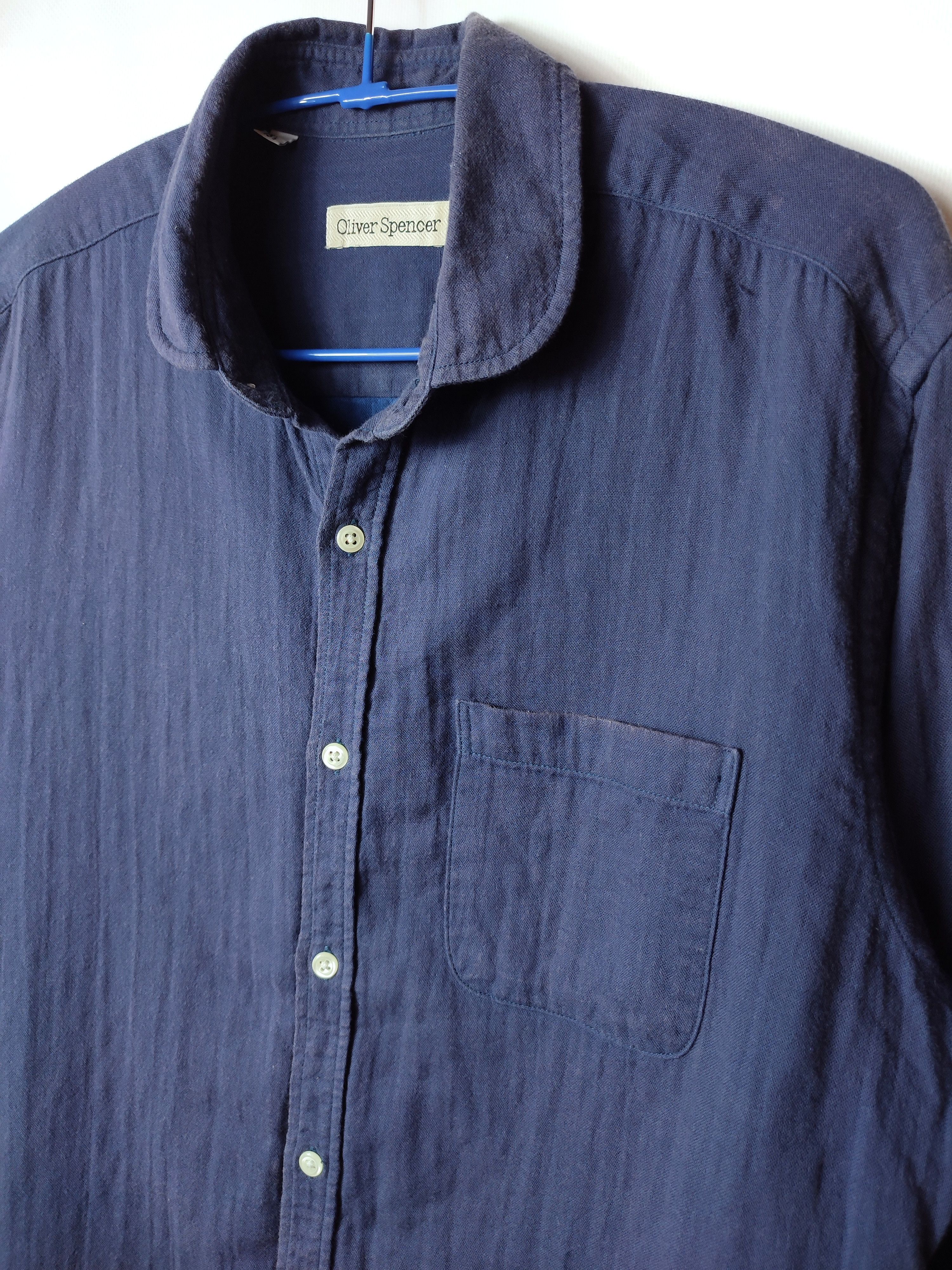 Oliver Spencer Oliver spenser button shirt checkered two tone Size US M / EU 48-50 / 2 - 1 Thumbnail