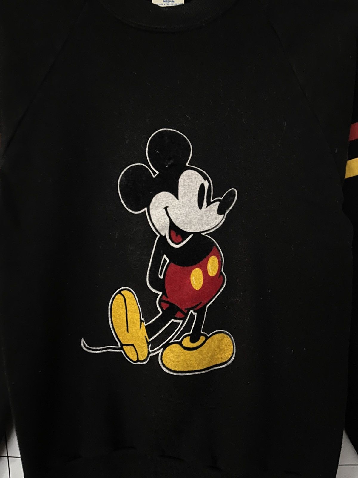 Disney × Mickey Mouse × Vintage Vintage Disney Mickey Mouse Big Logo Sweatshirt Size US XXS / EU 40 - 2 Thumbnail