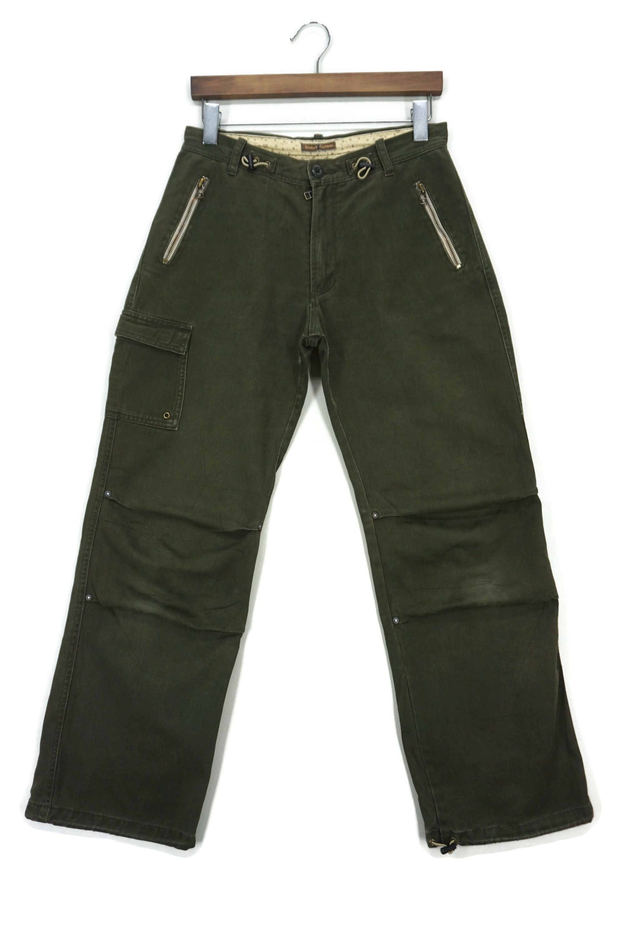 image of Military x Surplus Sunny Clouds Cargo Hip Hop Skateboards Tactical Pants in Green, Women's (Size 26