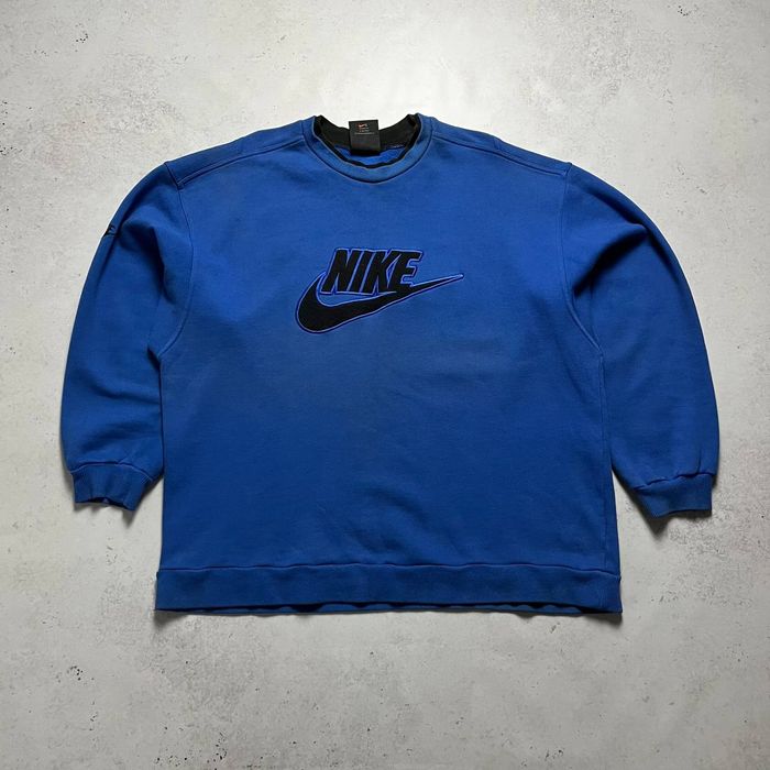 triple nike logo sweatshirt